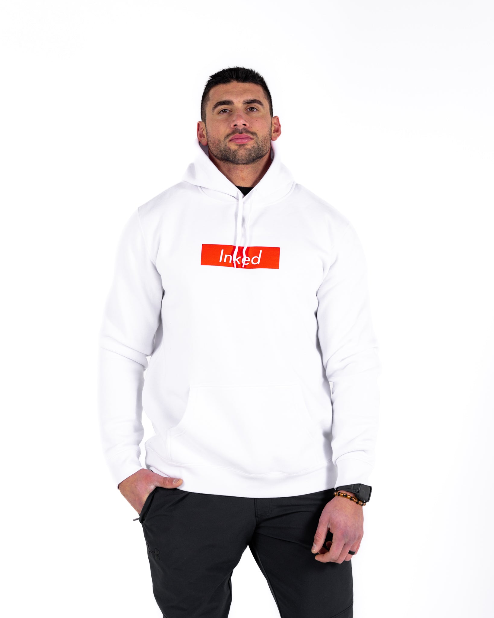 Inked Hoodie - White